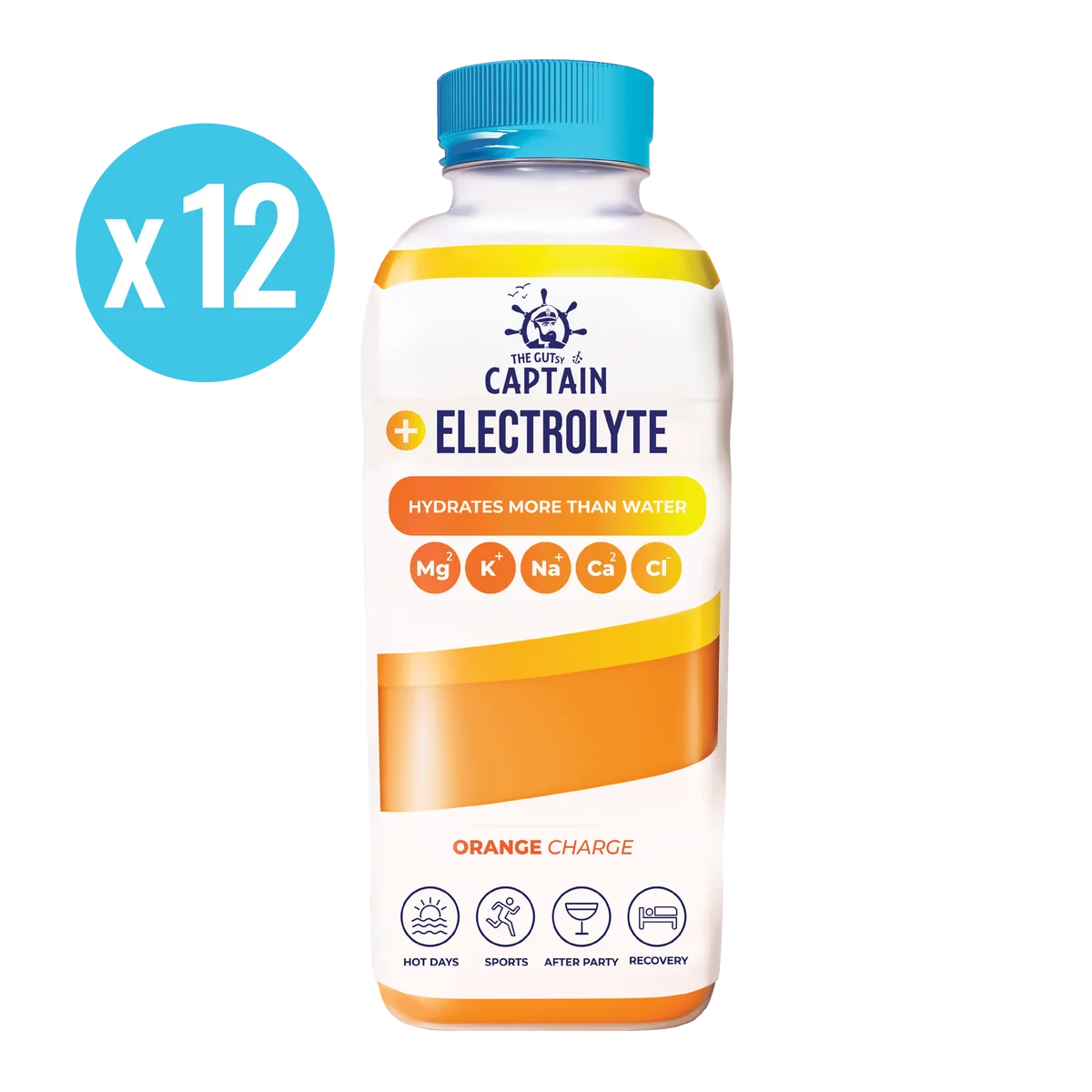 GUTsy Captain Electrolyte Orange 12x600ml
