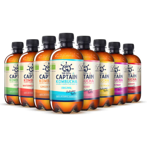 GUTsy Captain Kombucha - Multi-Flavor pack 8 x 400ml - GutsyCaptain